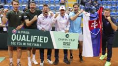 Slovakia shock Serbia in Davis Cup qualifiers