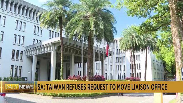 South Africa’s call for Taiwan office move faces rejection