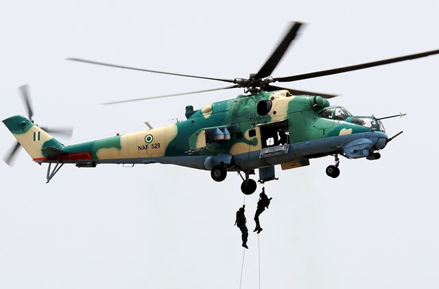 NAF airstrikes destroy terrorist hideout, three-gun trucks in Borno