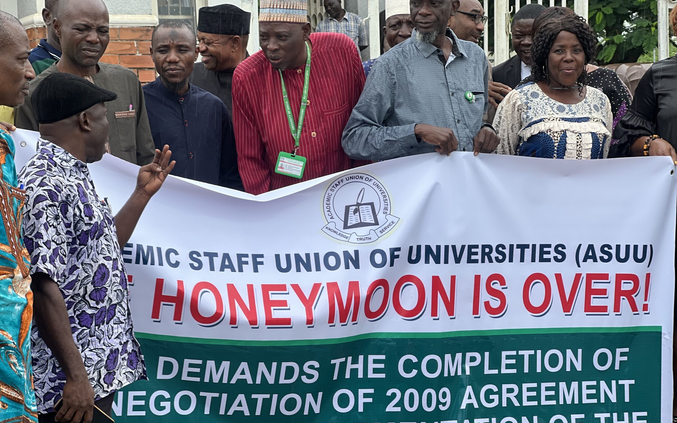ASUU holds nationwide rally to demand action on its demands