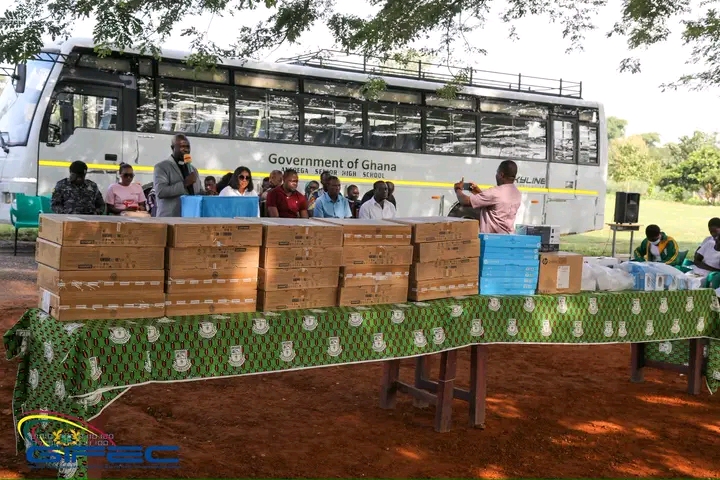 GIFEC supports Anfoega SHS with computers